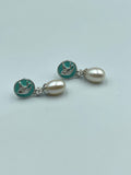 Enamel swallow drop pearls