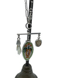 Tulips in a vase mobile pendant