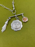 Flower moon mobile pendant