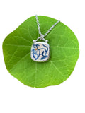 Tiny whippet silver pendant