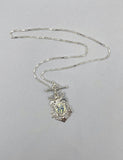 Ribboned Whippet Necklace