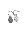Equine portrait earrings.