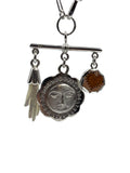 Flower moon mobile pendant