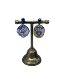 Mismatch Lustreware earrings