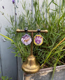 Mismatch Lustreware earrings