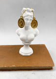 Equine portrait earrings.