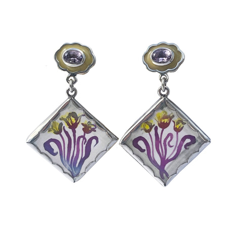 Wild tulip earrings