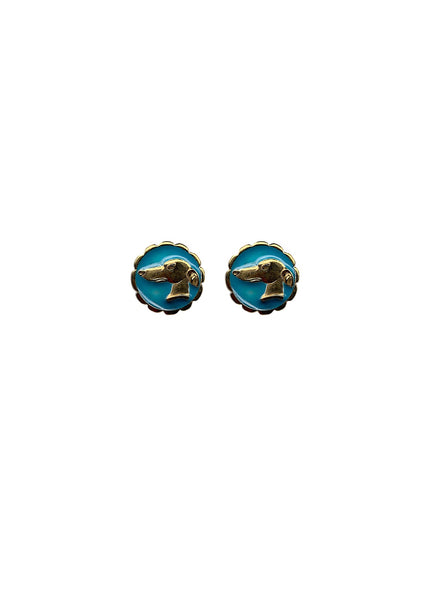 Scolloped Sighthound earrings