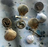 Marina charm earrings