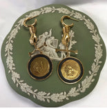 Good fortune hoop earring.